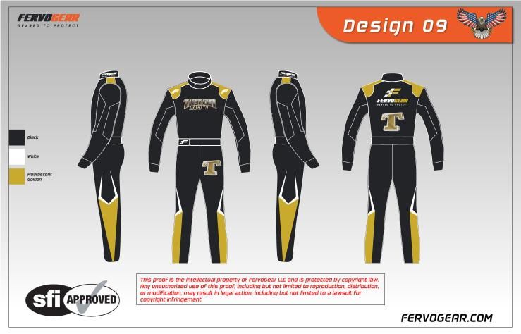 Custom race suit design 9