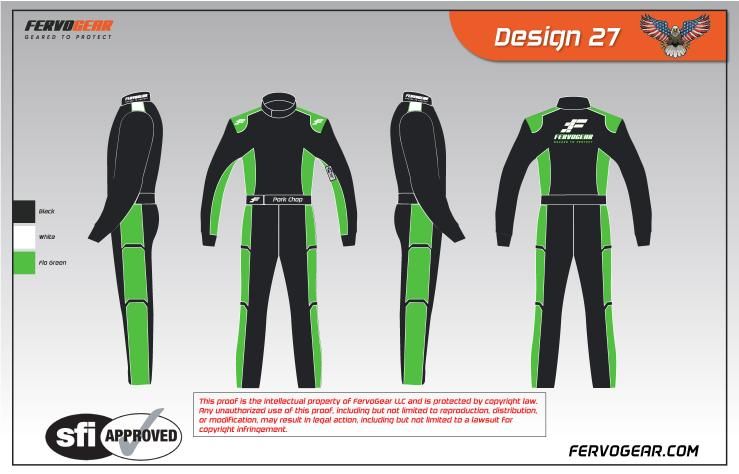 Custom race suit design 12