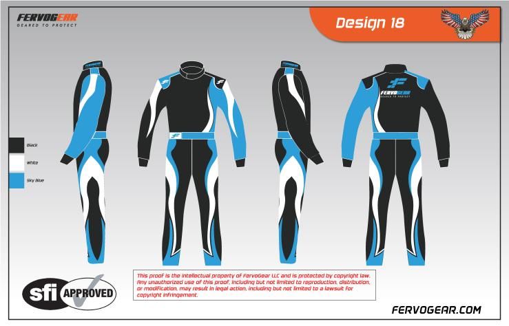 Custom race suit design 18