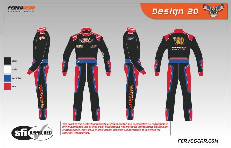Custom race suit design 20