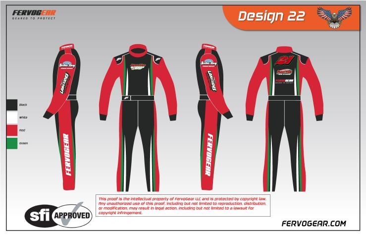 Custom race suit design 21