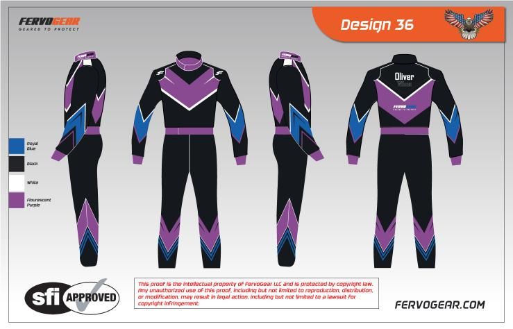 Custom race suit design 34