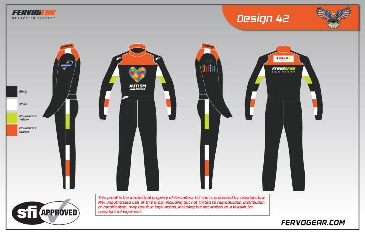 Custom race suit design 40