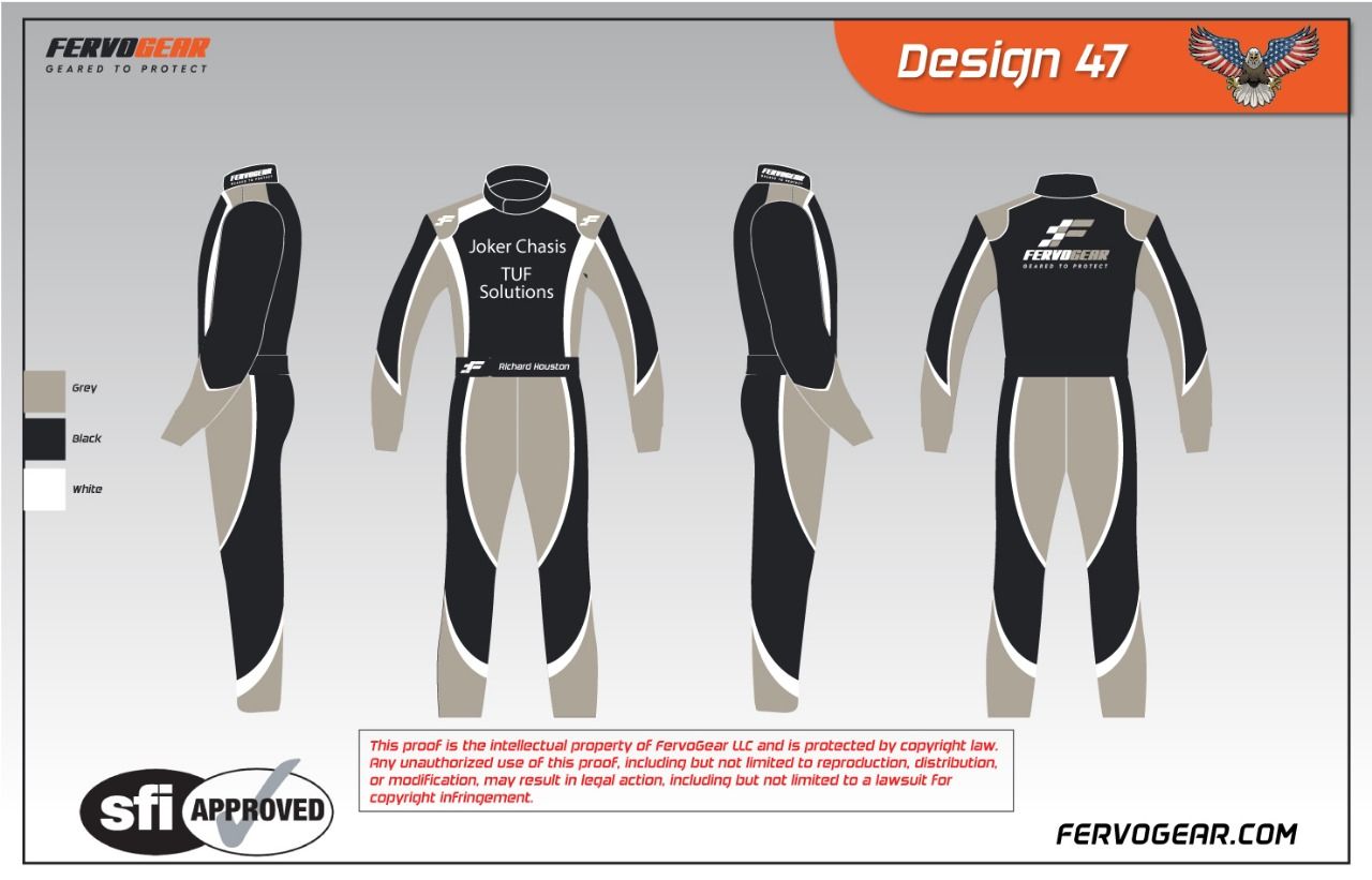 Custom race suit design 44